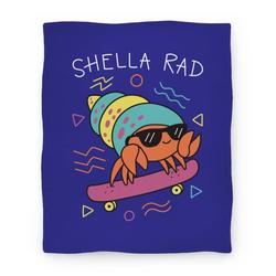 Movie Anime Shella Rad Crab Premium Fleece Sherpa Blanket Perfect And Unique Gifts For Family On Christmas