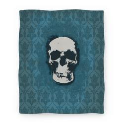 Movie Anime Sherlock Pop Skull Premium Fleece Sherpa Blanket Perfect And Unique Gifts For Family On Christmas