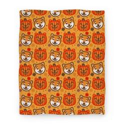 Movie Anime Shiba Inu Pumpkins Premium Fleece Sherpa Blanket Perfect And Unique Gifts For Family On Christmas