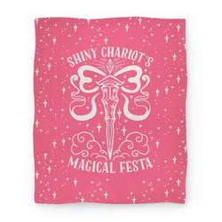 Movie Anime Shiny Chariot's Magical Festa Premium Fleece Sherpa Blanket Perfect Gifts For Family On Christmas