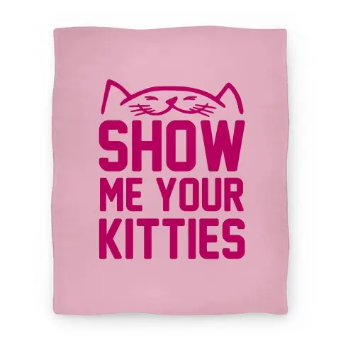 Movie Anime Show Me Your Kitties Premium Fleece Sherpa Blanket Perfect And Unique Gifts For Family On Christmas
