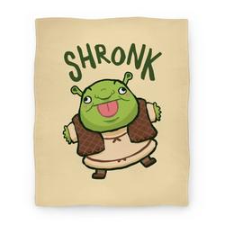 Movie Anime Shronk Derpy Shrek Premium Fleece Sherpa Blanket Perfect And Unique Gifts For Family On Christmas