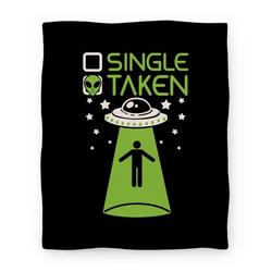 Movie Anime Single, Taken (UFO) Premium Fleece Sherpa Blanket Perfect And Unique Gifts For Family On Christmas
