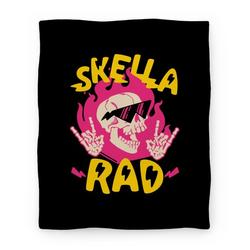 Movie Anime Skella Rad Premium Fleece Sherpa Blanket Perfect And Unique Gifts For Family On Christmas Holiday