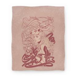Movie Anime Skull Witch Premium Fleece Sherpa Blanket Perfect And Unique Gifts For Family On Christmas