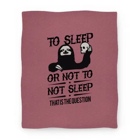 Movie Anime Sleep or Not to Not Sleep Premium Fleece Sherpa Blanket Perfect Gifts For Family On Christmas