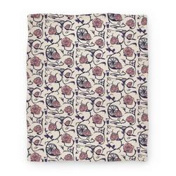 Movie Anime Sleeping Beauty Briar Rose Floral Pattern Premium Fleece Sherpa Blanket Perfect Gifts For Family On Christmas