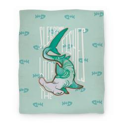 Movie Anime Sleeping With The Fishes Premium Fleece Sherpa Blanket Perfect Gifts For Family On Christmas