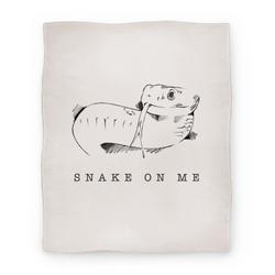 Movie Anime Snake On Me Premium Fleece Sherpa Blanket Perfect And Unique Gifts For Family On Christmas