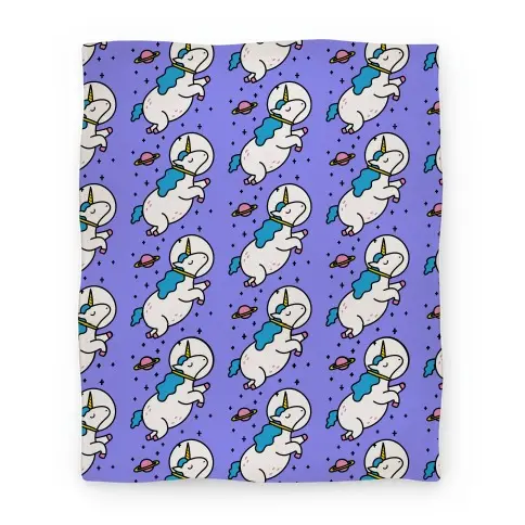 Movie Anime Space Unicorn Premium Fleece Sherpa Blanket Perfect And Unique Gifts For Family On Christmas