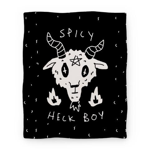 Movie Anime Spicy Heck Boy Satan Premium Fleece Sherpa Blanket Perfect And Unique Gifts For Family On Christmas