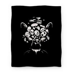 Movie Anime Spooky Skulls Jaguar Premium Fleece Sherpa Blanket Perfect And Unique Gifts For Family On Christmas