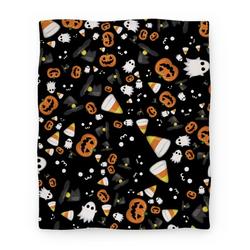 Movie Anime Spoopy Halloween Pattern Premium Fleece Sherpa Blanket Perfect Gifts For Family On Christmas