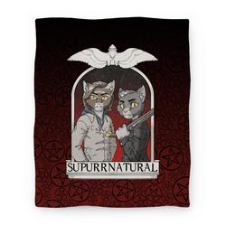 Movie Anime Supurrnatural Premium Fleece Sherpa Blanket Perfect And Unique Gifts For Family On Christmas