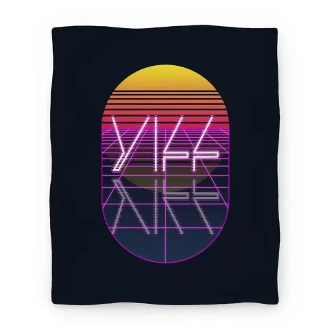 Movie Anime Synthwave Yiff Premium Fleece Sherpa Blanket Perfect And Unique Gifts For Family On Christmas