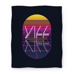 Movie Anime Synthwave Yiff Premium Fleece Sherpa Blanket Perfect And Unique Gifts For Family On Christmas