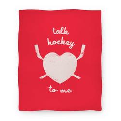 Movie Anime Talk Hockey To Me Premium Fleece Sherpa Blanket Perfect And Unique Gifts For Family On Christmas