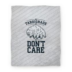 Movie Anime Tardigrade Don't Care Premium Fleece Sherpa Blanket Perfect And Unique Gifts For Family On Christmas
