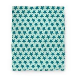 Movie Anime Teal Star Pattern Premium Fleece Sherpa Blanket Perfect And Unique Gifts For Family On Christmas