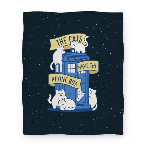 Movie Anime The Cats Have the Phone Box! Premium Fleece Sherpa Blanket Perfect Gifts For Family On Christmas