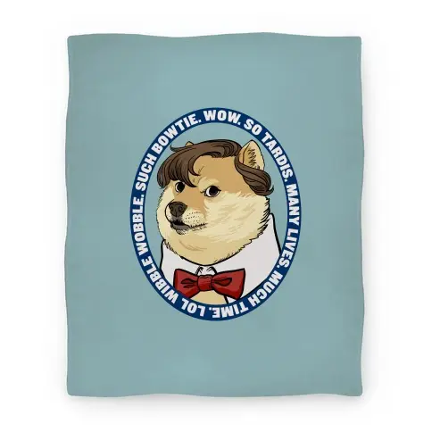 Movie Anime The Doctor Doge Premium Fleece Sherpa Blanket Perfect And Unique Gifts For Family On Christmas