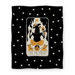 Movie Anime The Heckboy Tarot Card Premium Fleece Sherpa Blanket Perfect Gifts For Family On Christmas