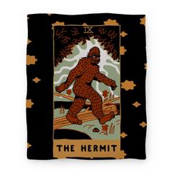 Movie Anime The Hermit (Bigfoot) Premium Fleece Sherpa Blanket Perfect And Unique Gifts For Family On Christmas