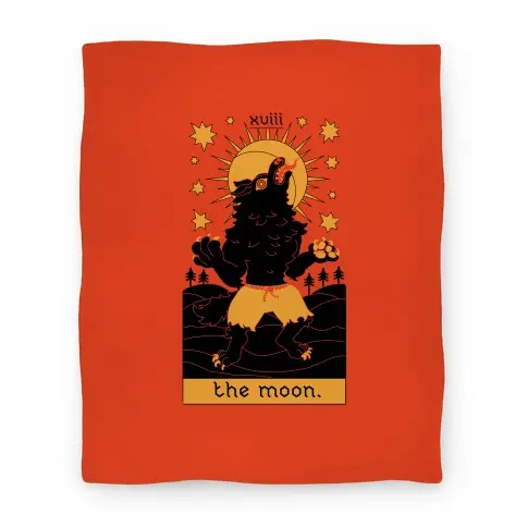 Movie Anime The Moon Werewolf Tarot Premium Fleece Sherpa Blanket Perfect Gifts For Family On Christmas