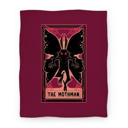 Movie Anime The Mothman Tarot Premium Fleece Sherpa Blanket Perfect And Unique Gifts For Family On Christmas