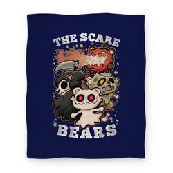 Movie Anime The Scare Bears Premium Fleece Sherpa Blanket Perfect And Unique Gifts For Family On Christmas