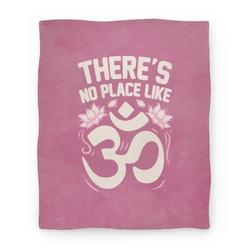 Movie Anime There's No Place Like OM Premium Fleece Sherpa Blanket Perfect Gifts For Family On Christmas