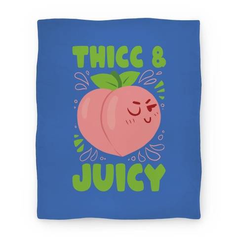 Movie Anime Thicc And Juicy Premium Fleece Sherpa Blanket Perfect And Unique Gifts For Family On Christmas