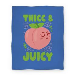 Movie Anime Thicc And Juicy Premium Fleece Sherpa Blanket Perfect And Unique Gifts For Family On Christmas