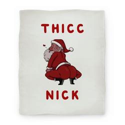 Movie Anime Thicc Nick Premium Fleece Sherpa Blanket Perfect And Unique Gifts For Family On Christmas Holiday