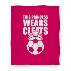 Movie Anime This Princess Wears Cleats (Soccer) Premium Fleece Sherpa Blanket Perfect Gifts For Family On Christmas