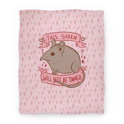 Movie Anime This Shrew Will Not Be Tamed Premium Fleece Sherpa Blanket Perfect Gifts For Family On Christmas