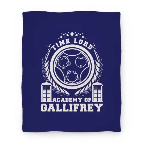 Movie Anime Time Lord Academy of Gallifrey Premium Fleece Sherpa Blanket Perfect Gifts For Family On Christmas