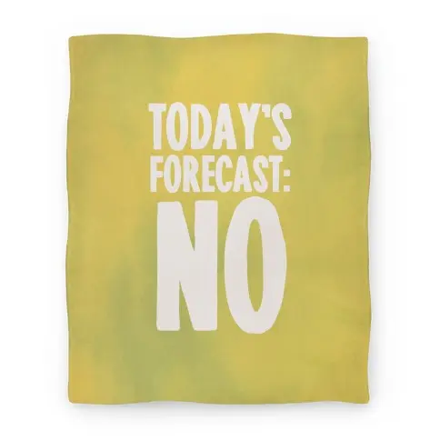 Movie Anime Today's Forecast: NO Premium Fleece Sherpa Blanket Perfect And Unique Gifts For Family On Christmas