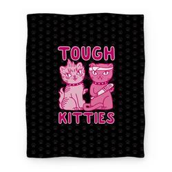 Movie Anime Tough Kitties Premium Fleece Sherpa Blanket Perfect And Unique Gifts For Family On Christmas