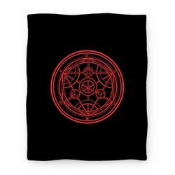 Movie Anime Transmutation Circle Premium Fleece Sherpa Blanket Perfect And Unique Gifts For Family On Christmas