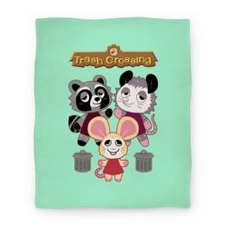 Movie Anime Trash Crossing Premium Fleece Sherpa Blanket Perfect And Unique Gifts For Family On Christmas