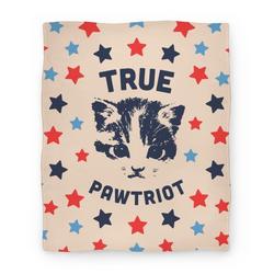 Movie Anime True Pawtriot Premium Fleece Sherpa Blanket Perfect And Unique Gifts For Family On Christmas