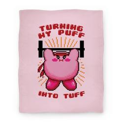 Movie Anime Turning My Puff Into Tuff Premium Fleece Sherpa Blanket Perfect Gifts For Family On Christmas