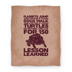 Movie Anime Turtles Do Nothing And Live For 150 Years (Earth) Premium Fleece Sherpa Blanket Perfect Gifts For Family On Christmas