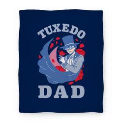 Movie Anime Tuxedo Dad Premium Fleece Sherpa Blanket Perfect And Unique Gifts For Family On Christmas Holiday