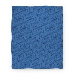 Movie Anime Two Toed Sloth (Blue) Premium Fleece Sherpa Blanket Perfect And Unique Gifts For Family On Christmas