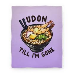Movie Anime Udon Till I'm Gone Premium Fleece Sherpa Blanket Perfect And Unique Gifts For Family On Christmas