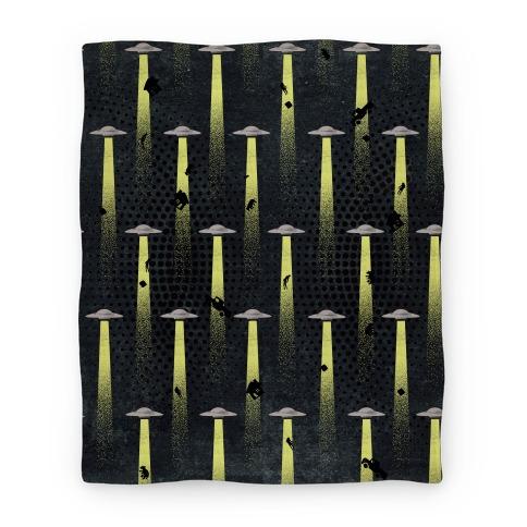 Movie Anime UFO Pattern Premium Fleece Sherpa Blanket Perfect And Unique Gifts For Family On Christmas
