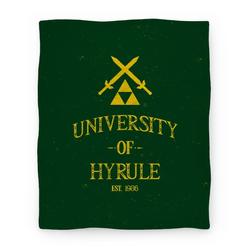 Movie Anime University Of Hyrule Premium Fleece Sherpa Blanket Perfect And Unique Gifts For Family On Christmas