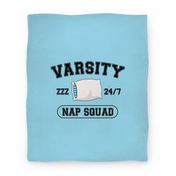 Movie Anime Varsity Nap Squad Premium Fleece Sherpa Blanket Perfect And Unique Gifts For Family On Christmas